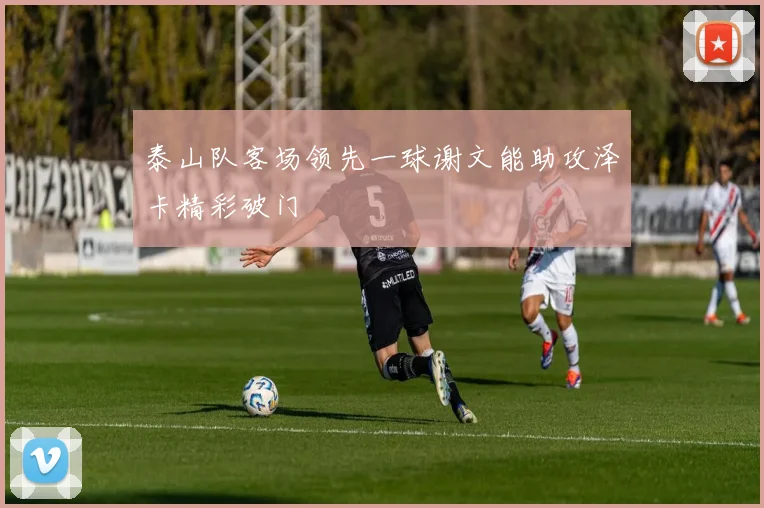 泰山队客场领先一球谢文能助攻泽卡精彩破门